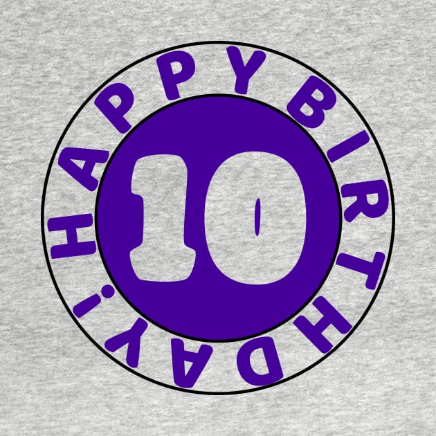 Happy 10th birthday by colorsplash